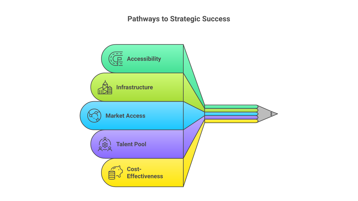 Strategic Location Considerations - logistics real estate visualization