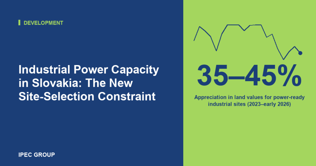 Industrial Power Capacity in Slovakia: The New Site-Selection Constraint