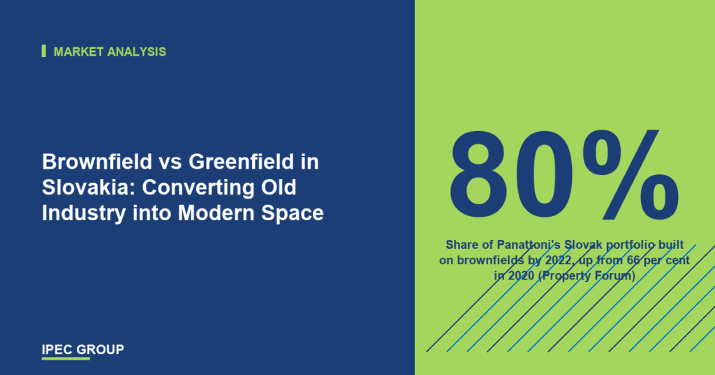 Brownfield vs Greenfield in Slovakia: Converting Old Industry into Modern Space