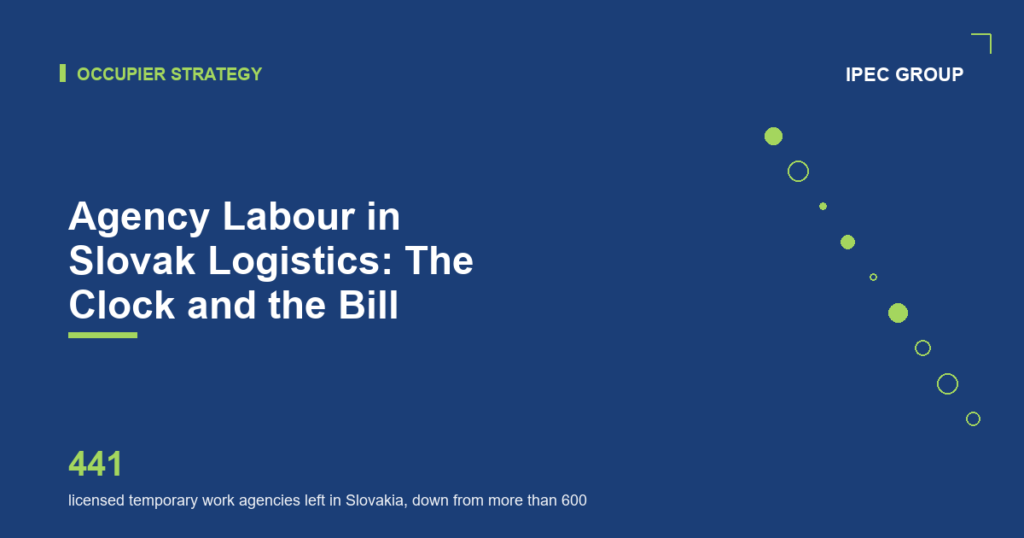 Agency Labour in Slovak Logistics: The Clock and the Bill