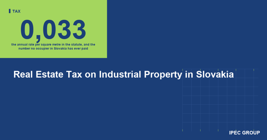 Real Estate Tax on Industrial Property in Slovakia