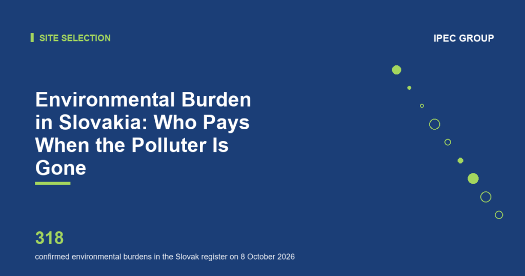 Environmental Burden in Slovakia: Who Pays When the Polluter Is Gone