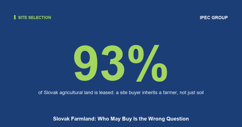Slovak Farmland: Who May Buy Is the Wrong Question